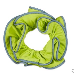 Neon Green Reflective Scrunci Scrunchie NEW